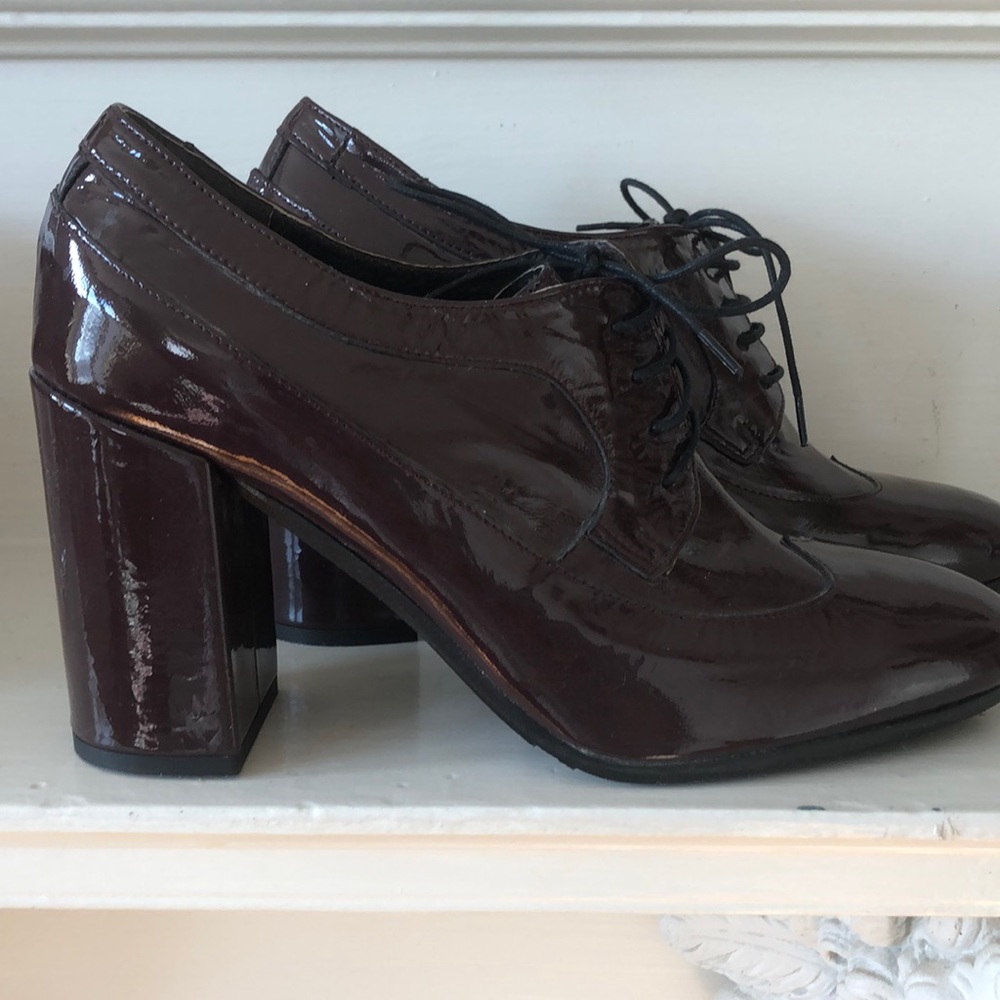 Anthropologie lace up heels Size 40